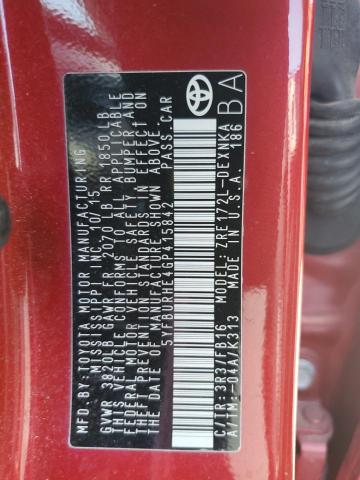 2016 Toyota Corolla L VIN: 5YFBURHE4GP415842 Lot: 49905234