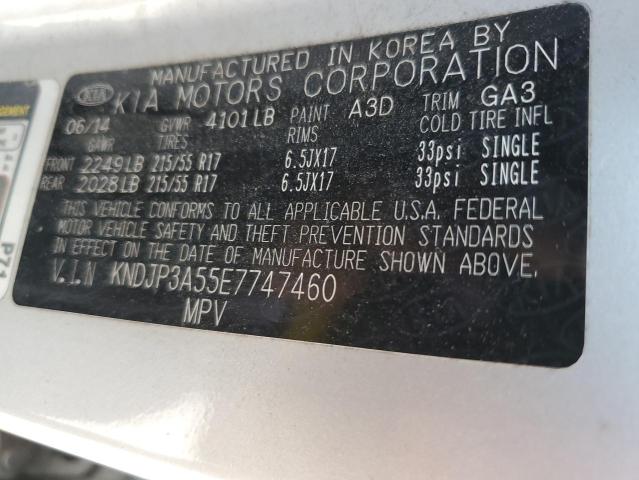 2014 Kia Soul + VIN: KNDJP3A55E7747460 Lot: 49763484