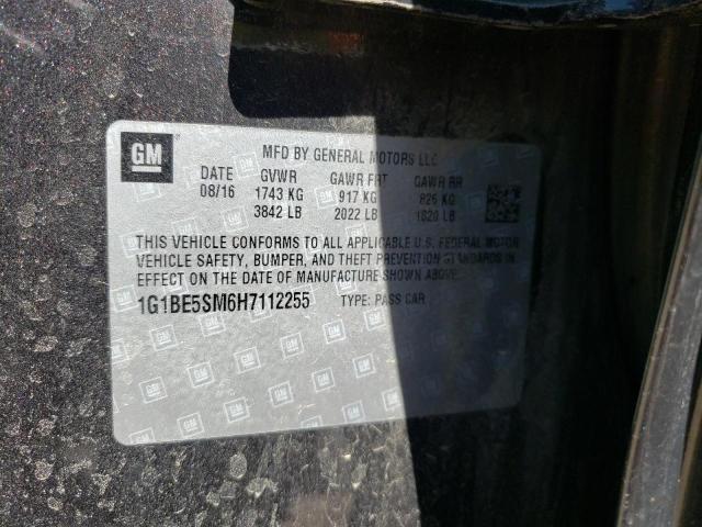 2017 Chevrolet Cruze Lt VIN: 1G1BE5SM6H7112255 Lot: 51087594