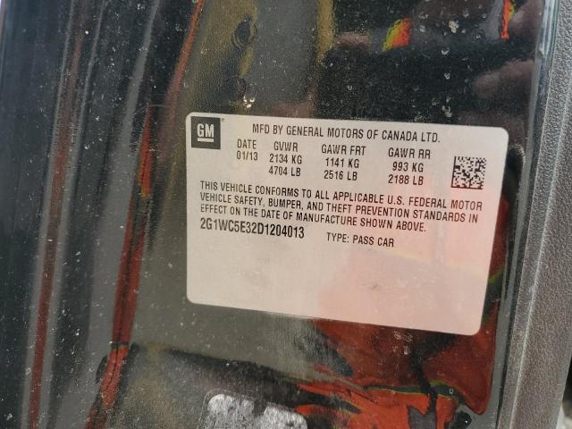 2013 Chevrolet Impala Ltz VIN: 2G1WC5E32D1204013 Lot: 49558594