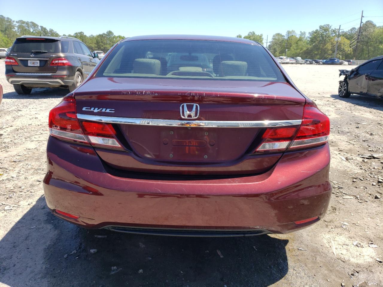 Lot #2445523867 2015 HONDA CIVIC LX