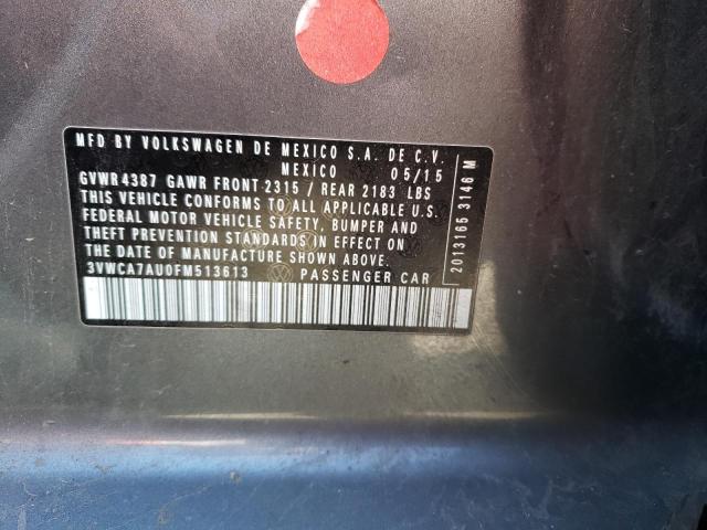 2015 VOLKSWAGEN GOLF SPORT - 3VWCA7AU0FM513613