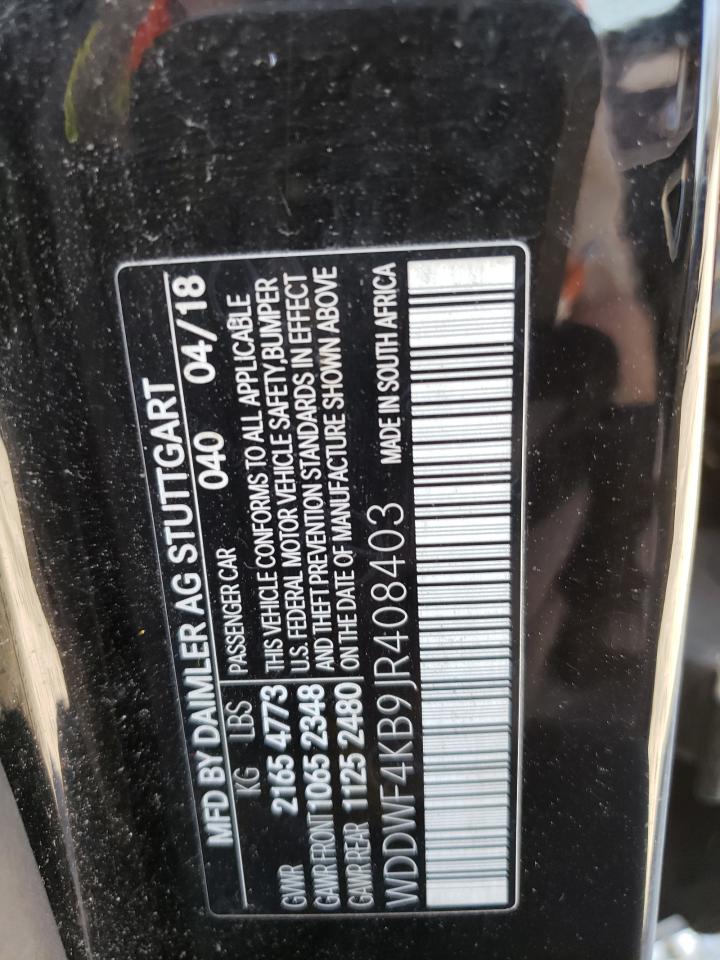 WDDWF4KB9JR408403 2018 Mercedes-Benz C 300 4Matic