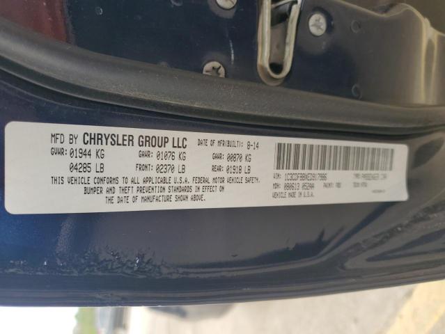 2014 Dodge Dart Sxt VIN: 1C3CDFBBXED917986 Lot: 50833204