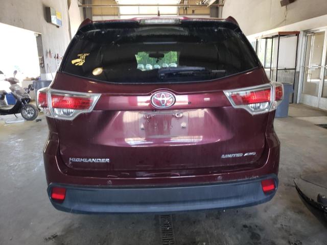 VIN 5TDDKRFHXFS079695 2015 Toyota Highlander, Limited no.6