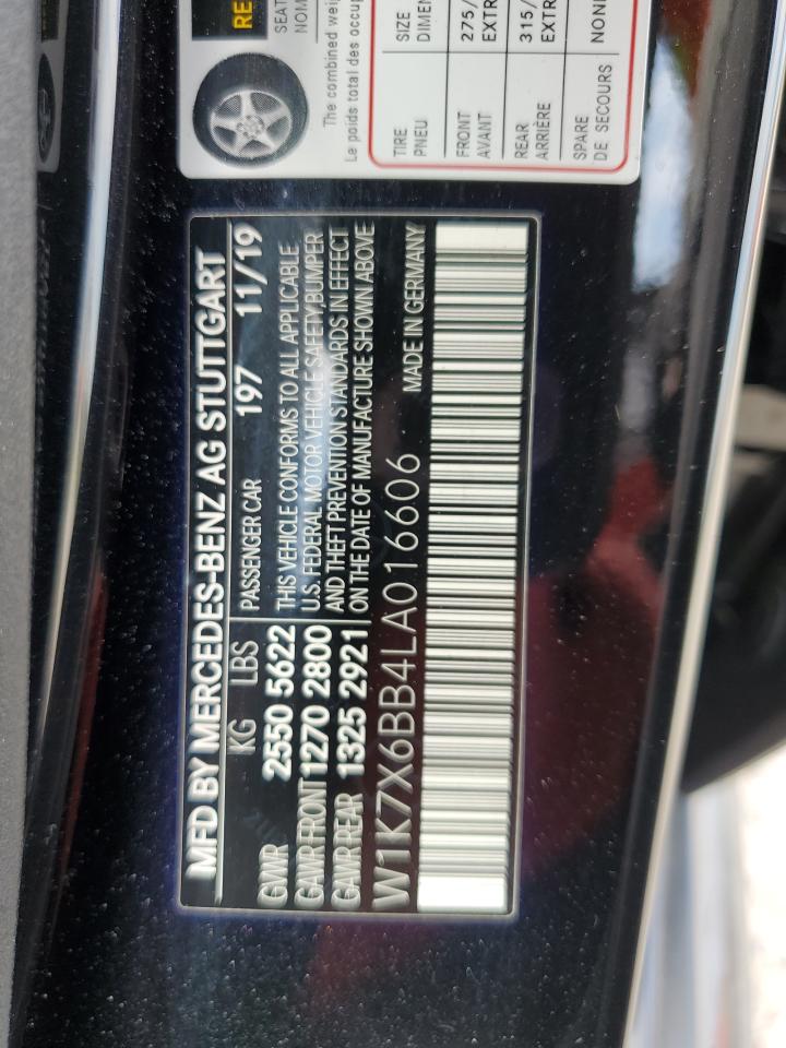 W1K7X6BB4LA016606 2020 Mercedes-Benz Amg Gt 53