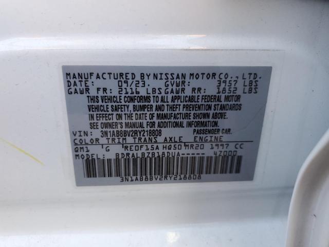 2024 Nissan Sentra S VIN: 3N1AB8BV2RY218808 Lot: 50273164