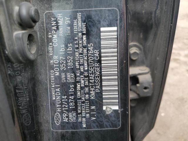Lot #2456756942 2014 HYUNDAI ACCENT GLS salvage car