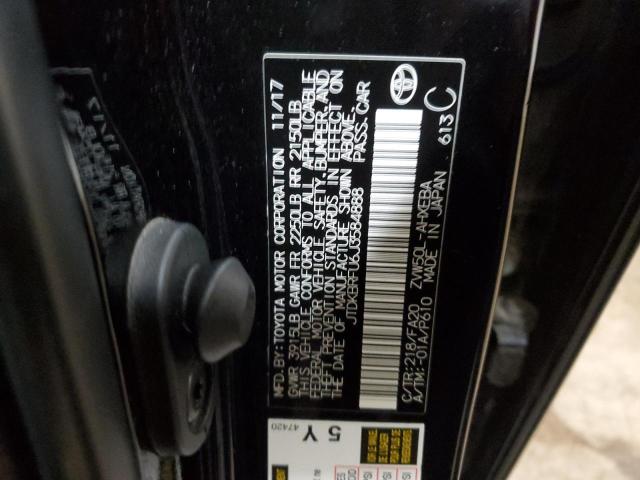 2018 Toyota Prius VIN: JTDKBRFU6J3584888 Lot: 50951614