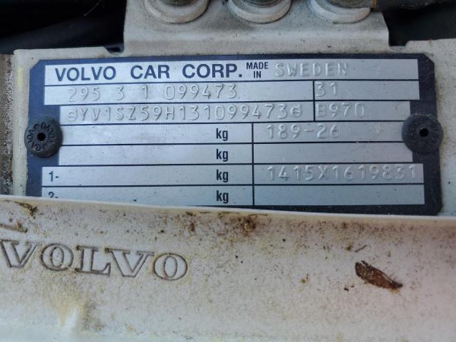 Lot #2462019125 2003 VOLVO XC70 salvage car