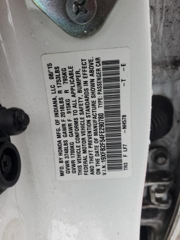 2015 HONDA CIVIC LX - 19XFB2F54FE290780
