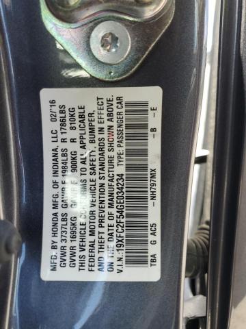 2016 HONDA CIVIC LX - 19XFC2F54GE034234