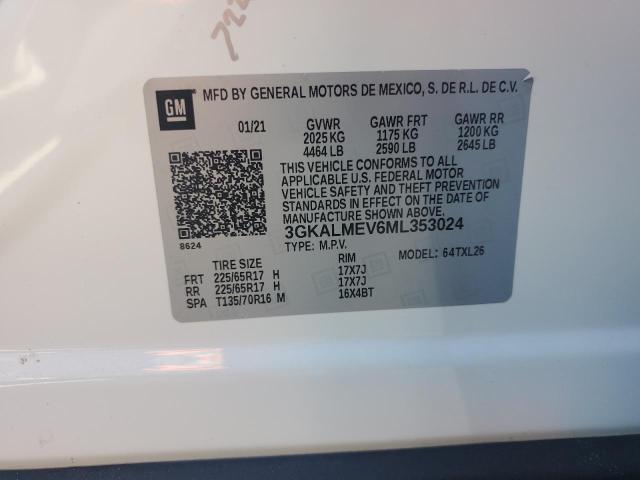 2021 GMC TERRAIN SL - 3GKALMEV6ML353024