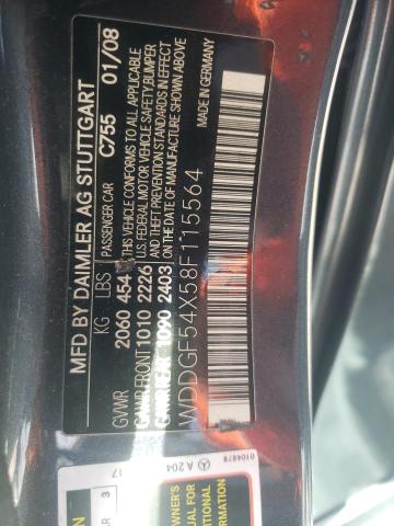 2008 Mercedes-Benz C 300 VIN: WDDGF54X58F115564 Lot: 49703824