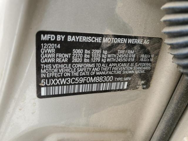 Паркетники BMW X4 2015 Сріблястий