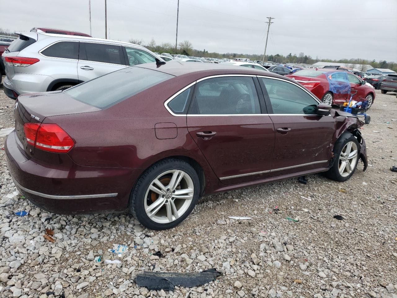 2014 Volkswagen Passat Sel vin: 1VWCN7A32EC043449