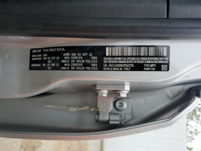 2018 JEEP RENEGADE L - ZACCJADB8JPH23750