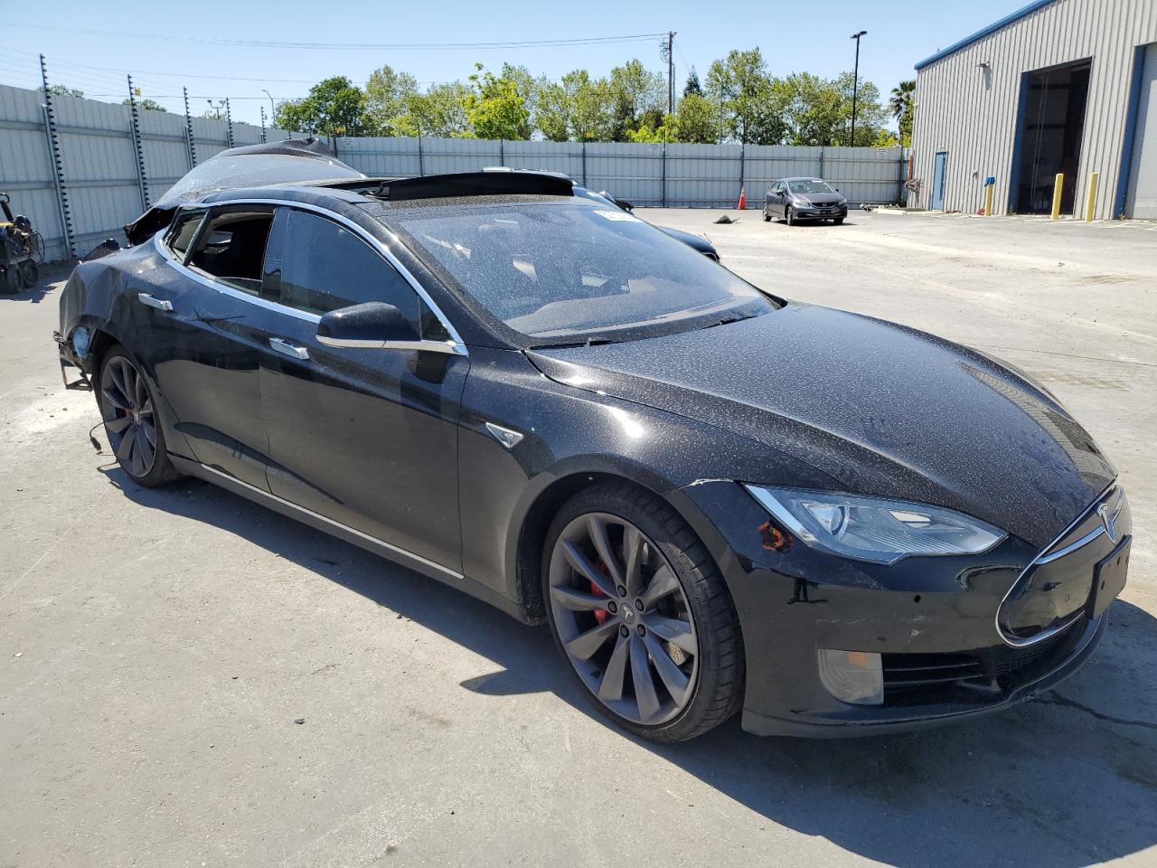 2015 Tesla Model S P85D vin: 5YJSA1H45FF094020