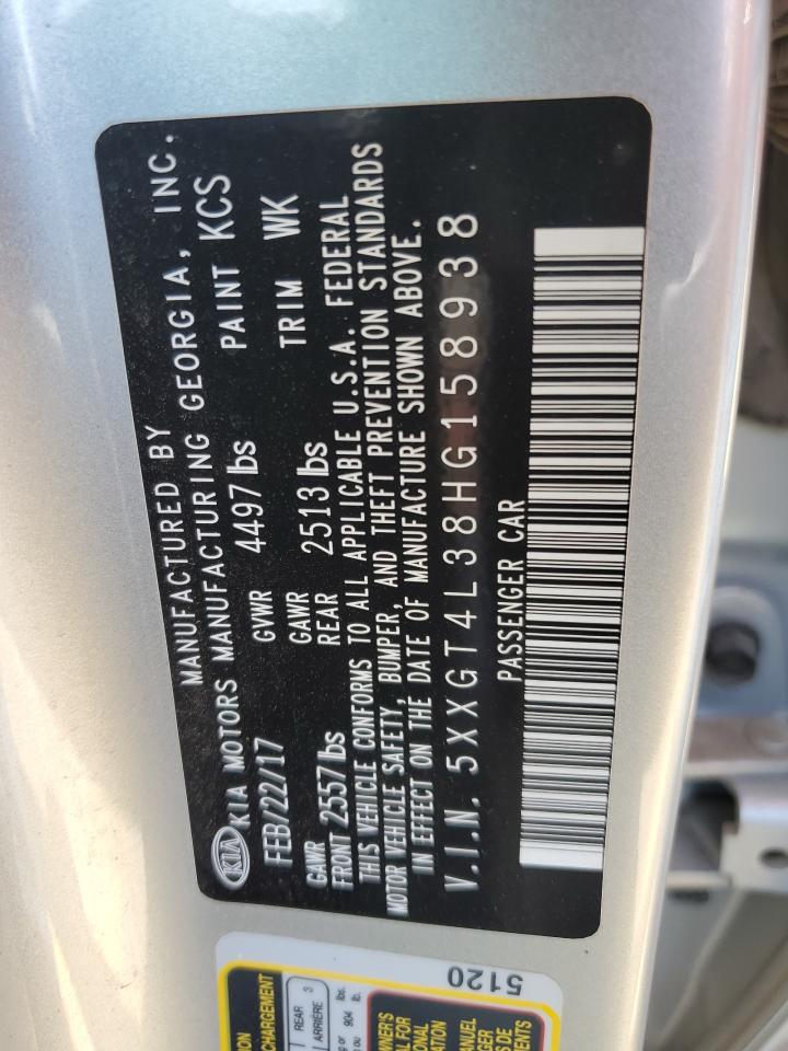 5XXGT4L38HG158938 2017 Kia Optima Lx