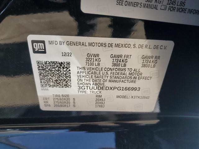2023 GMC SIERRA K15 - 3GTUUDEDXPG166993