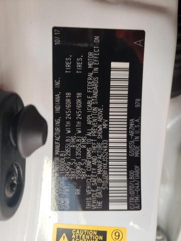 2018 Toyota Highlander Se VIN: 5TDJZRFHXJS524833 Lot: 52334124