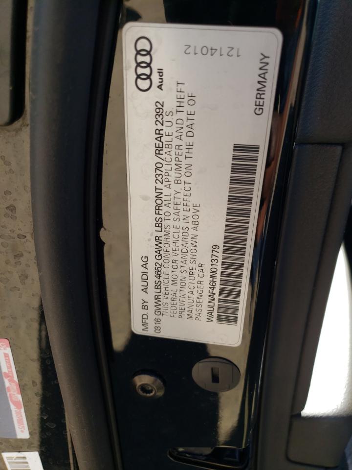 WAULNAF46HN013779 2017 Audi A4 Premium Plus