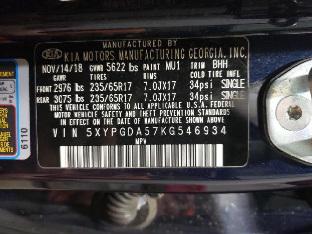 2019 KIA SORENTO LX - 5XYPGDA57KG546934
