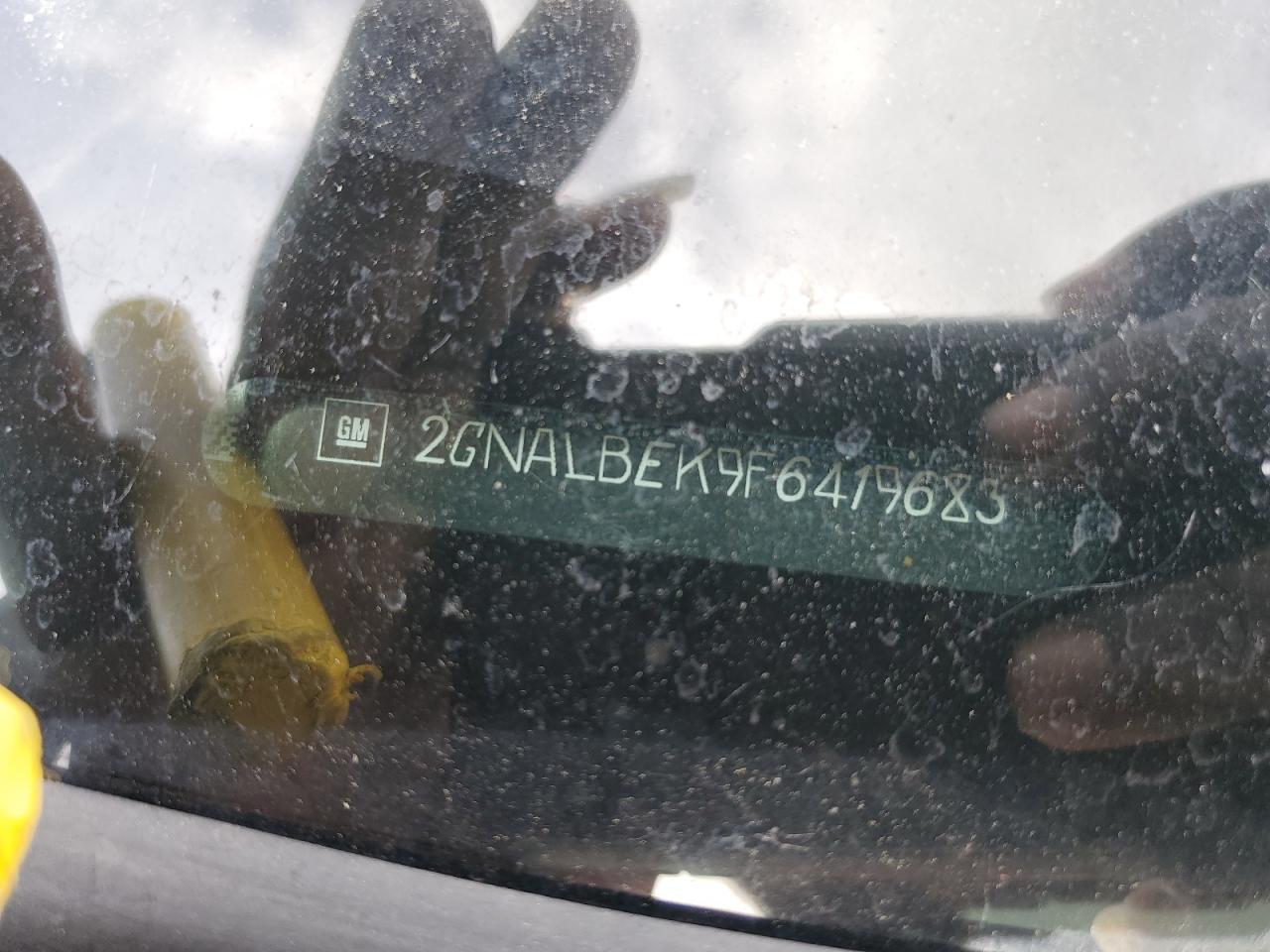 2015 Chevrolet Equinox Lt vin: 2GNALBEK9F6419683