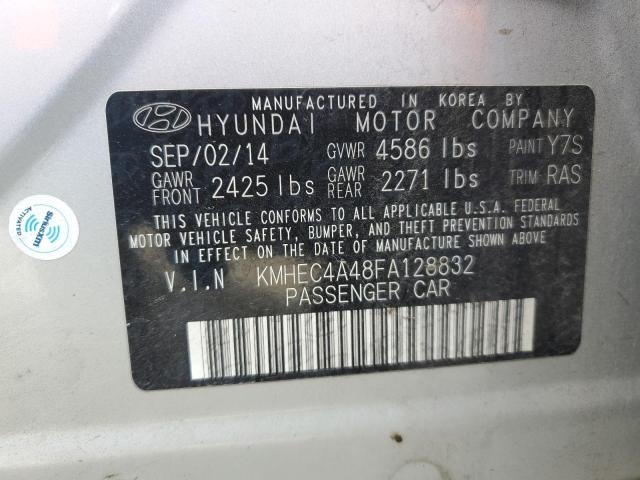 2015 Hyundai Sonata Hybrid VIN: KMHEC4A48FA128832 Lot: 51832144