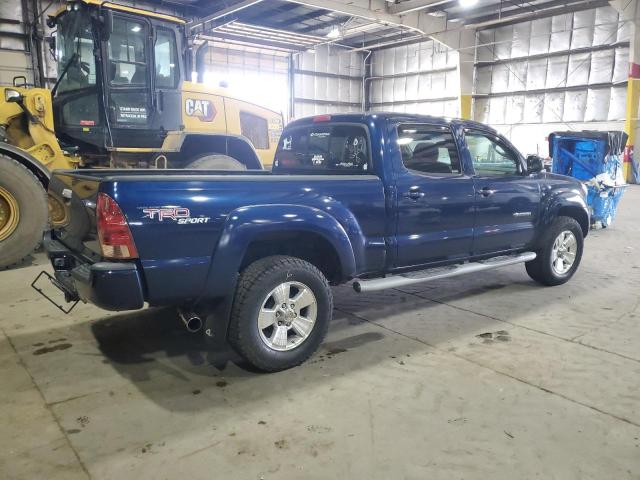 TOYOTA TACOMA DOU 2007 blue  gas 5TEMU52N27Z420493 photo #4