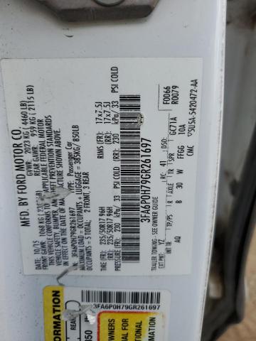 2016 FORD FUSION SE - 3FA6P0H79GR261697