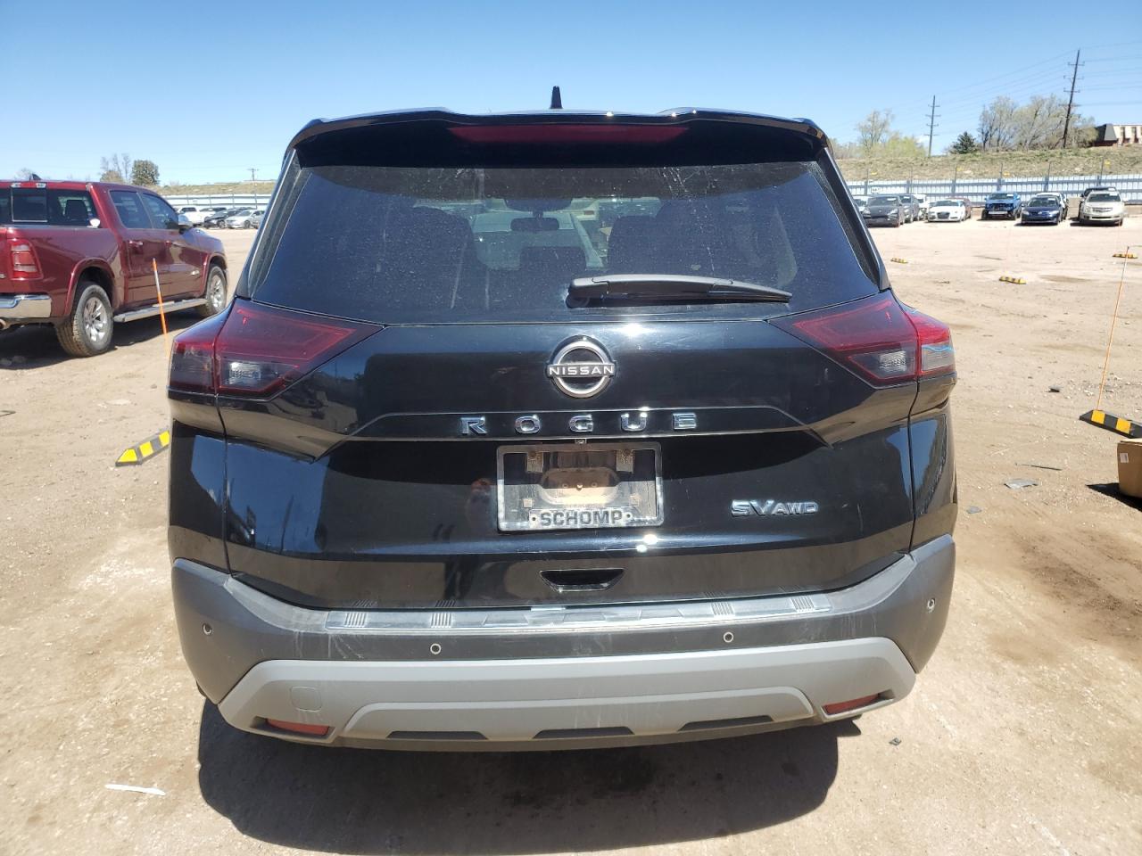 2022 Nissan Rogue Sv vin: 5N1BT3BB8NC695913