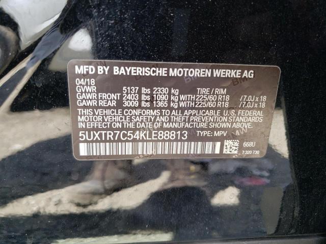 Lot #2441165607 2019 BMW X3 SDRIVE3 salvage car