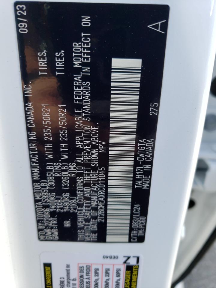 2T2BCMEAXRC011045 2024 Lexus Rx 500H F Sport