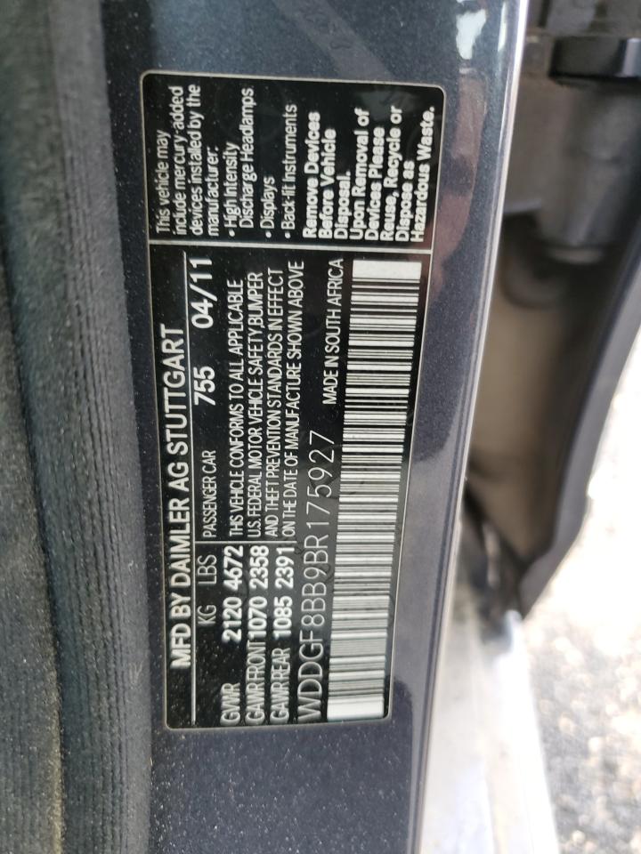 WDDGF8BB9BR175927 2011 Mercedes-Benz C 300 4Matic