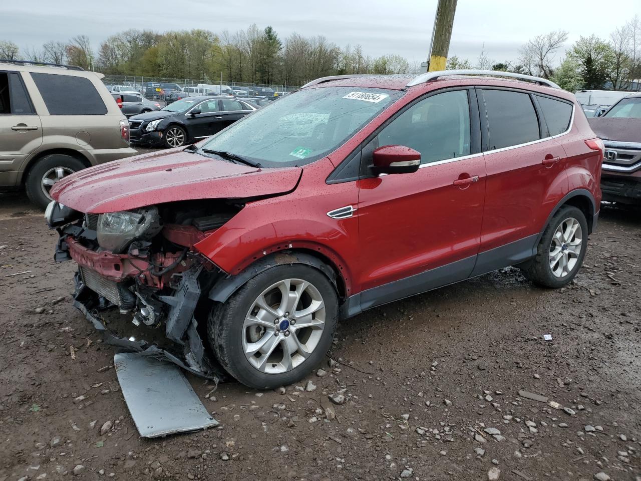 Lot #2517507081 2016 FORD ESCAPE TIT