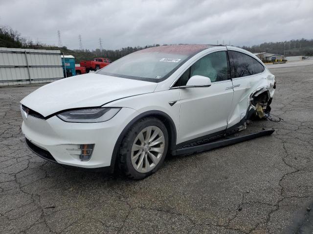 Lot #2501504027 2018 TESLA MODEL X salvage car