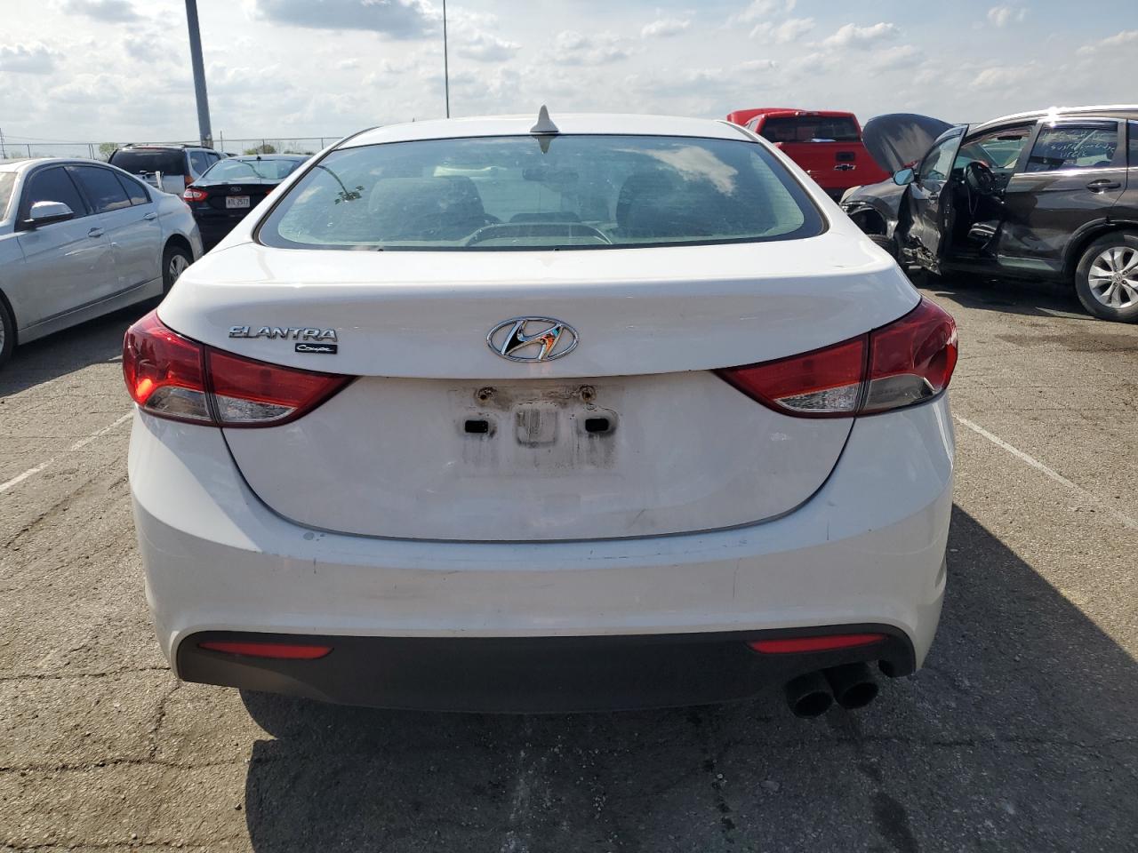 KMHDH6AE7DU000384 2013 Hyundai Elantra Coupe Gs