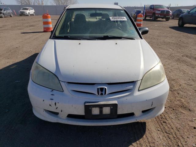 2005 Honda Civic Lx VIN: 2HGES16665H545724 Lot: 49608964