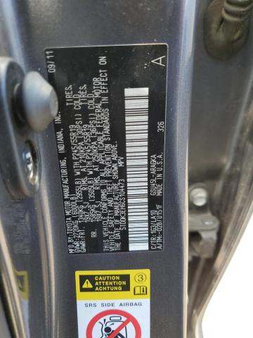 2012 Toyota Highlander Limited VIN: 5TDDK3EH6CS104473 Lot: 50952404