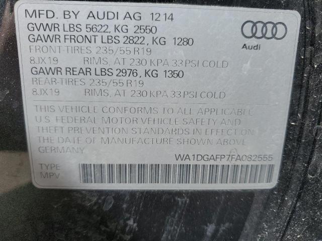 VIN WA1DGAFP7FA082555 2015 Audi Q5, Premium Plus no.14