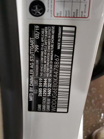 2019 MERCEDES-BENZ S 450 4MAT - WDDUG6EB0KA478867