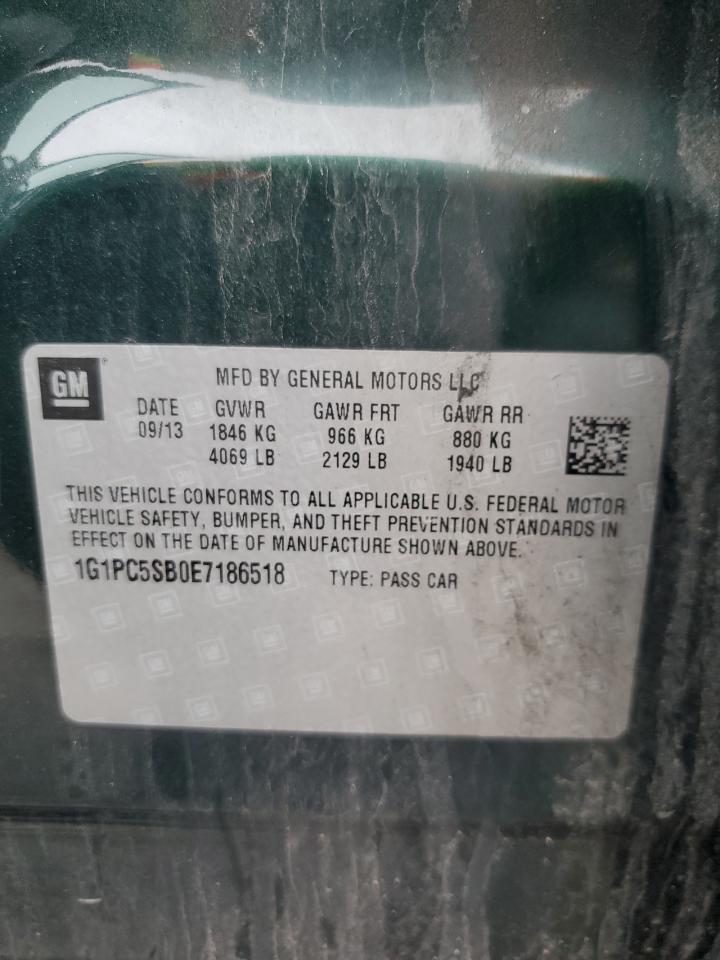 1G1PC5SB0E7186518 2014 Chevrolet Cruze Lt