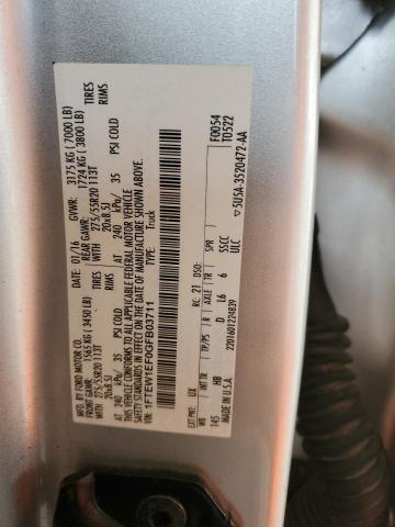 2016 FORD F150 SUPER - 1FTEW1EF0GFB03711