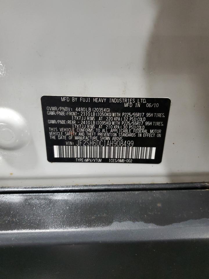 JF2SH6DC1AH908499 2010 Subaru Forester 2.5X Limited