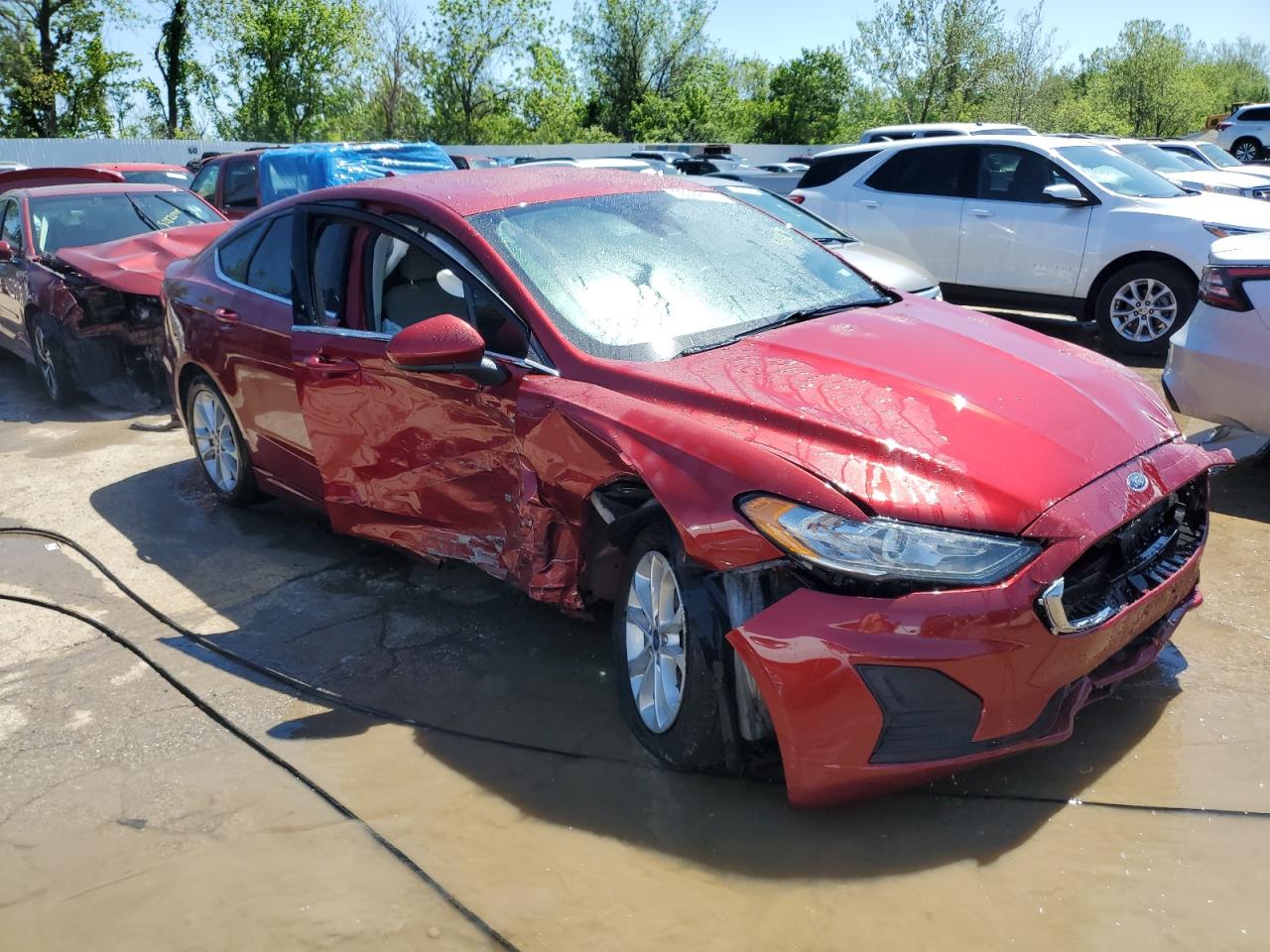 2019 Ford Fusion Se vin: 3FA6P0LU4KR226264