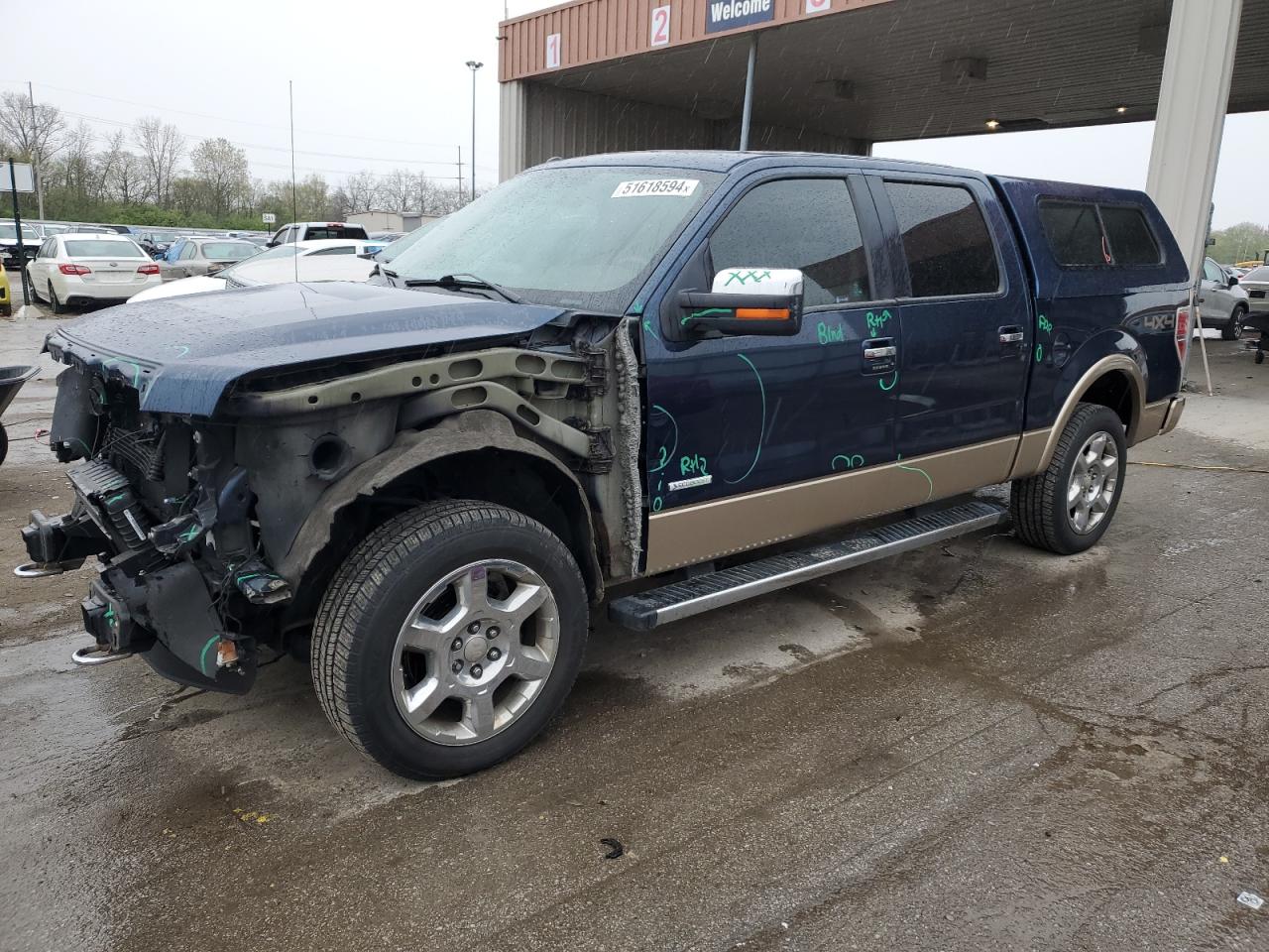 1FTFW1ET6DKD24291 2013 Ford F150 Supercrew