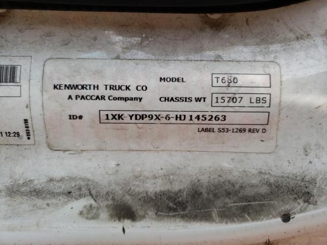 Lot #2459398270 2017 KENWORTH CONSTRUCTI salvage car