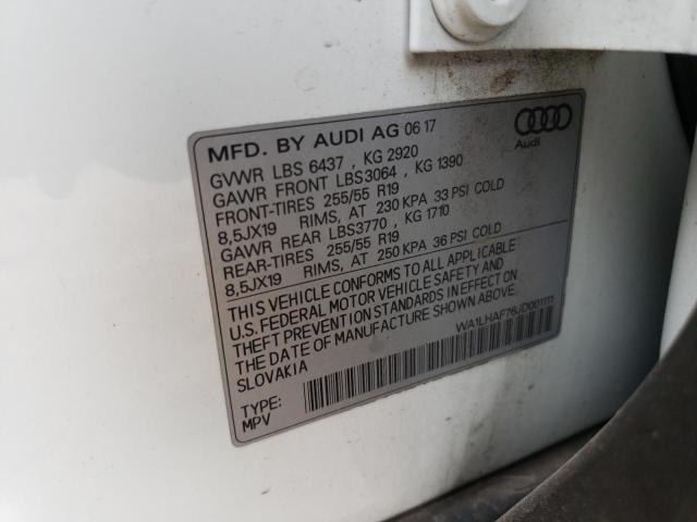 VIN WA1LHAF76JD001111 2018 Audi Q7, Premium Plus no.13