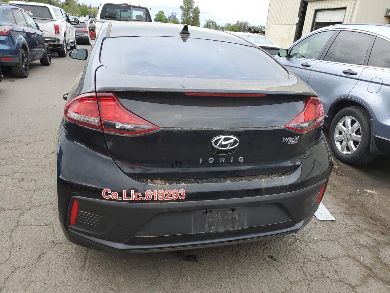 KMHC65LC7KU120304 2019 Hyundai Ioniq Blue